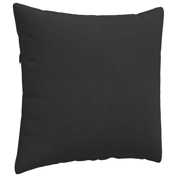 vidaXL Soffkuddar 2 st Svart 45 x 45 cm tyg