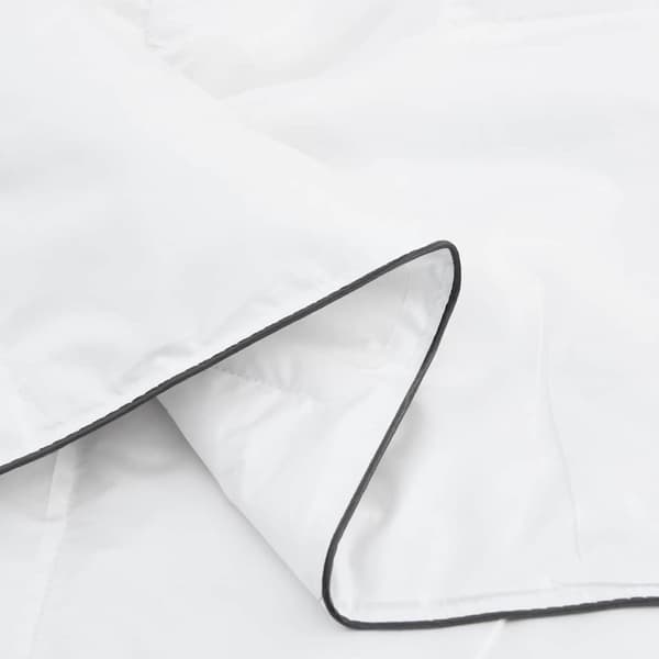 vidaXL Vinterdyna med Kudde med kudde 2 pcs Vit Dunfjäder