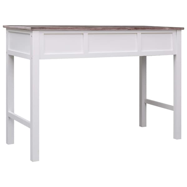 vidaXL Skrivbord brun 110x45x76 cm trä