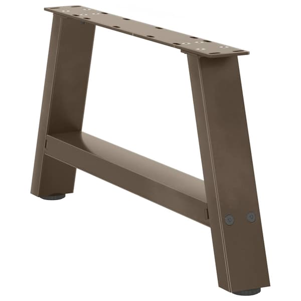 vidaXL Soffbordsben A-formade 2 st 60 x (30-31) cm stål