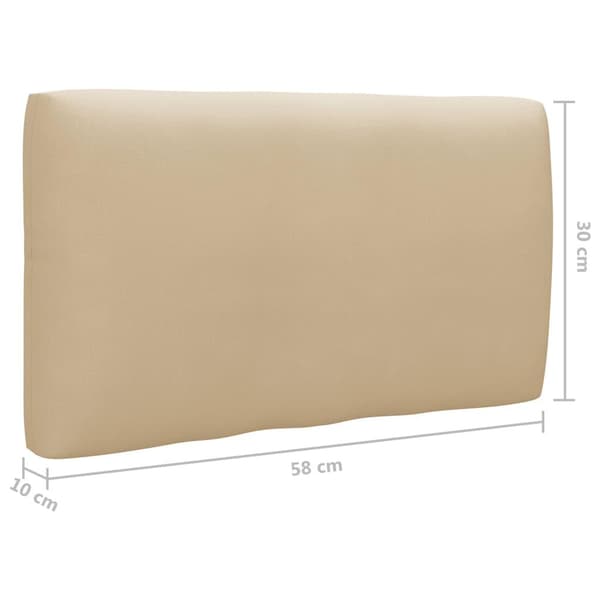 vidaXL Pallsoffa 2-sits med dynor impregnerad furu
