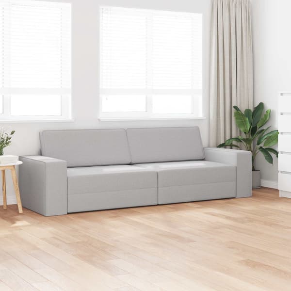 vidaXL Soffsäng Moln Grå 245 x 78 x 77 cm tyg