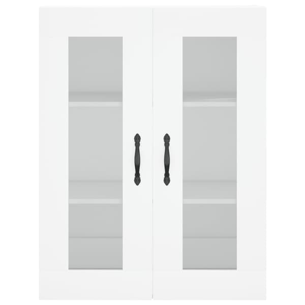 vidaXL Highboard hvit 69,5x34x180 cm konstruert tre