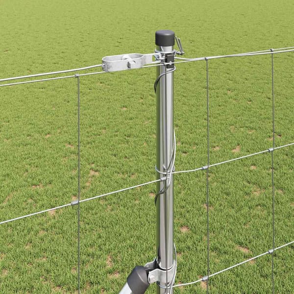 vidaXL Gjerdepåle Galvanisert 50 x 1,5 m Stål