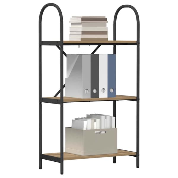vidaXL Bokhylle Artisan Eik 60 x 30 x 109 cm Konstruert tre