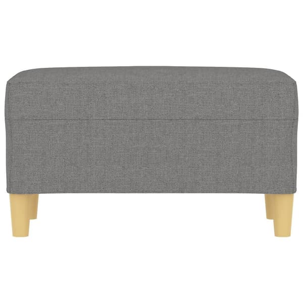 vidaXL Bänk mörkgrå 70x35x41 cm tyg