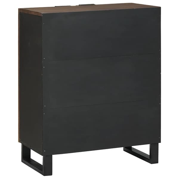vidaXL Serviesskap Valnøtt 60 x 33,5 x 75 cm Massiv mango tre
