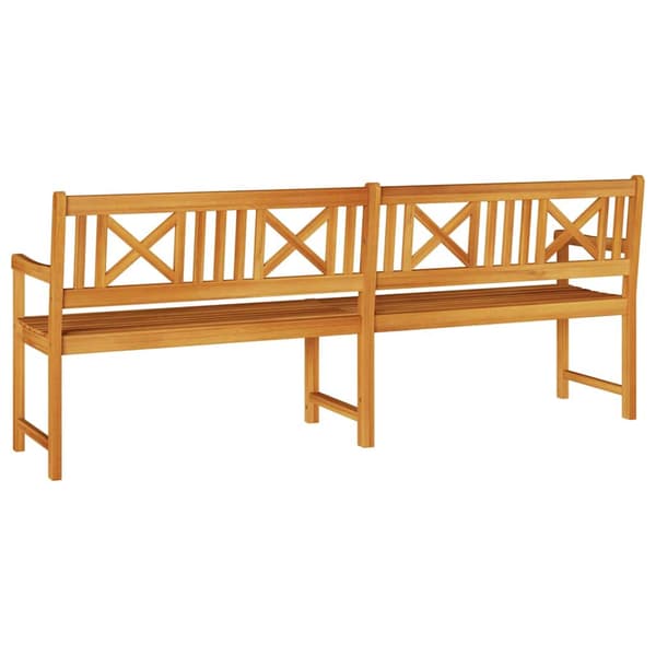 vidaXL Hagebenk Brun 220 x 56 x 90 cm Solid akasietre