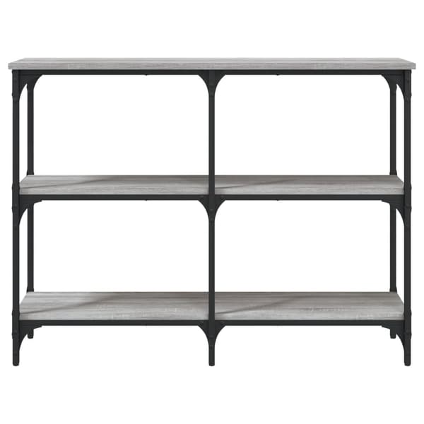 vidaXL Konsollbord grå sonoma 100x29x75 cm konstruert tre