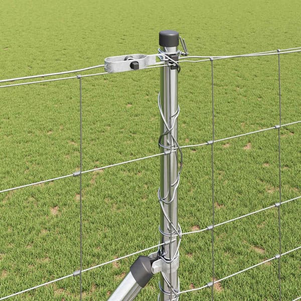 vidaXL Stängselstolpe Galvaniserad 25 x 1,4 m Stål