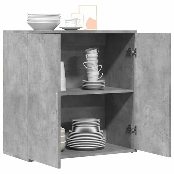 vidaXL Serviesskap 2 pcs Artisan Eik 79 x 38 x 80 cm Konstruert tre