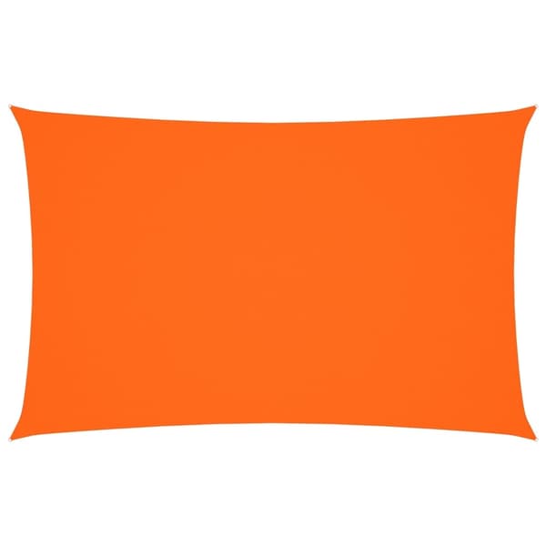 vidaXL Solseil oxfordstoff rektangulær 5x8 m oransje