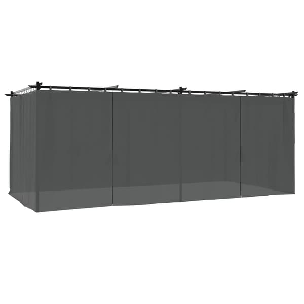vidaXL Markis Vit 3 x 2,5 m Metall
