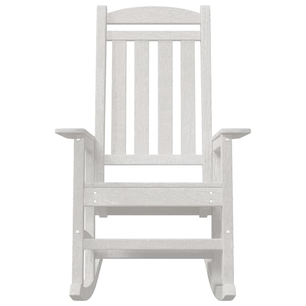 vidaXL Gungstol 2 pcs Vit 92 x 70 x 108 cm polyeten