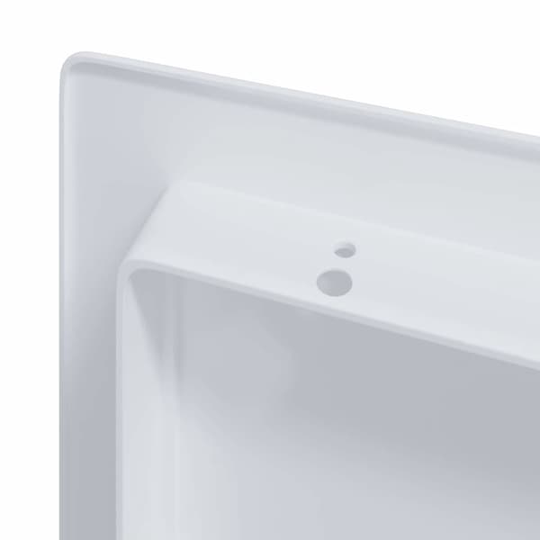 vidaXL Tilkomstpaneler 2 pcs Hvit 15 x 15 cm ABS-plast