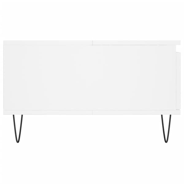 vidaXL Soffbord vit 90x60x35 cm konstruerat trä