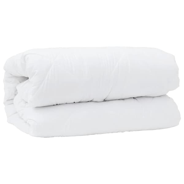 vidaXL 2-i-1 Duntäcke Vit 200 x 220 cm Polyester