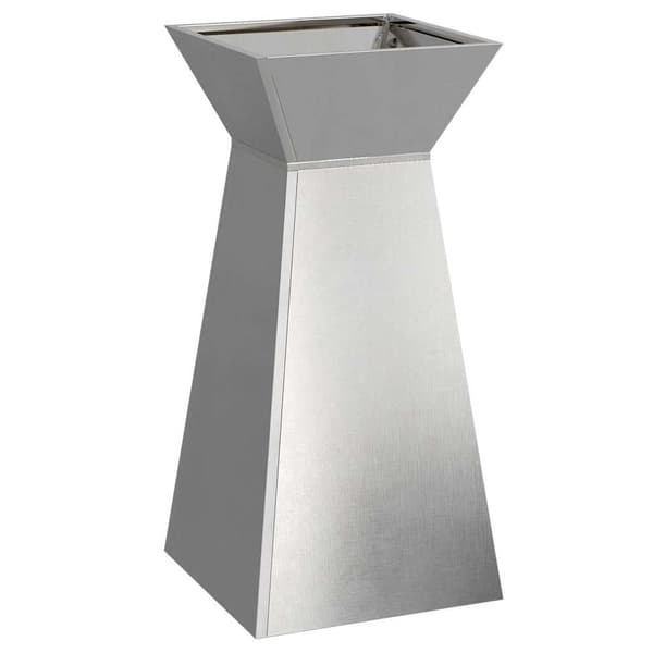 vidaXL Søyleplanter 2 pcs sølv 35 x 35 x 73 cm