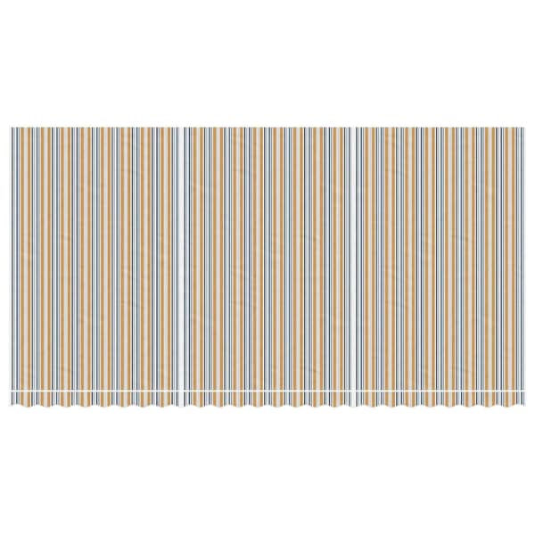 vidaXL Erstatningsduk for markise flerfarget 600x300 cm polyester