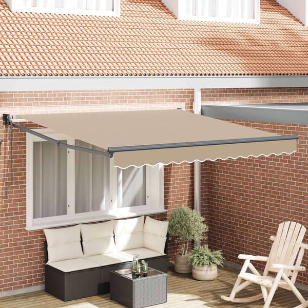 vidaXL Markise Beige 300 x 250 x 165 cm Polyester