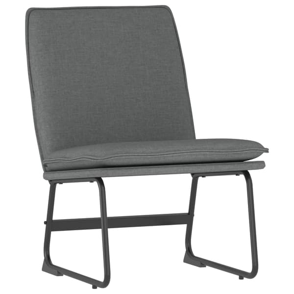 vidaXL Loungestol mörkgrå 52x75x76 cm tyg