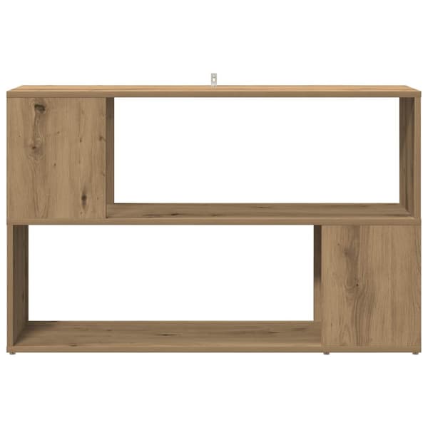 vidaXL Bokhylle artisan eik 100x24x63 cm konstruert tre