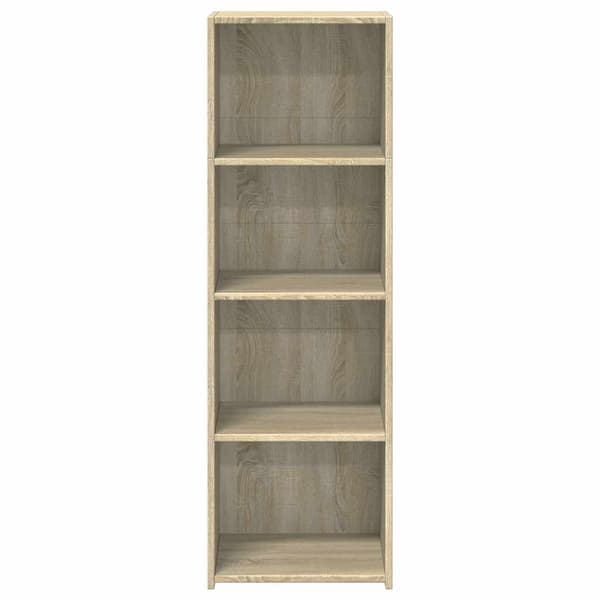 vidaXL Hylle sonoma eik 40x41x124 cm konstruert tre