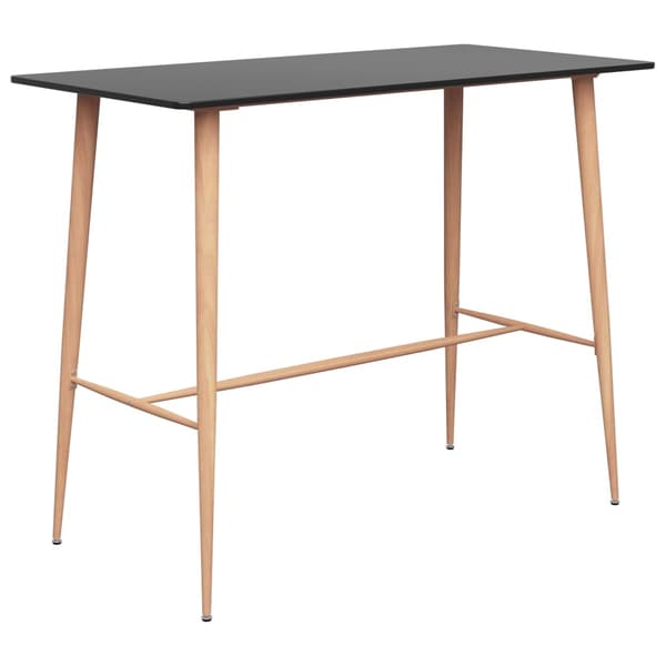 vidaXL Barsett 5 deler svart