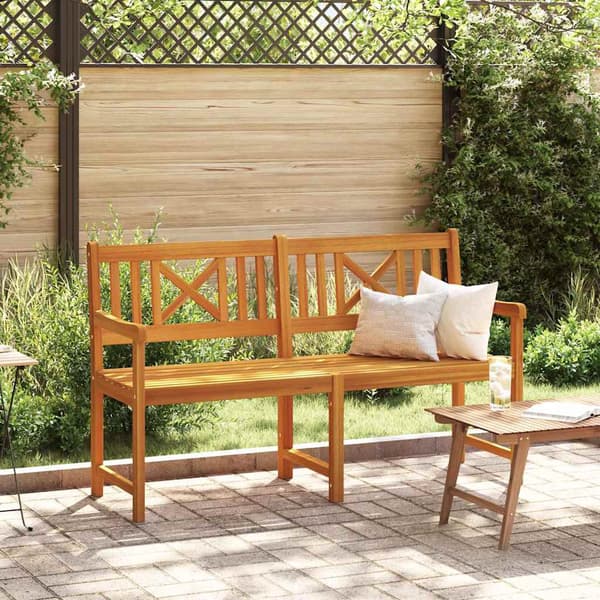 vidaXL Hagebenk Brun 150 x 56 x 90 cm Solid akasietre