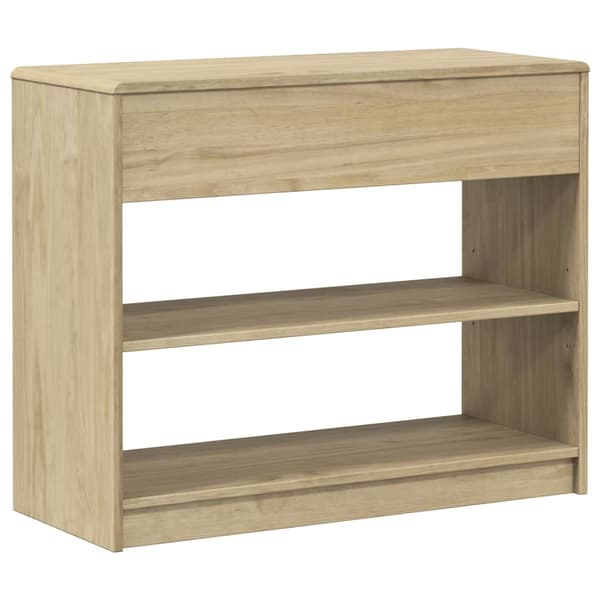 vidaXL Konsollbord SAUDA eik 89,5x36,5x73 cm heltre furu