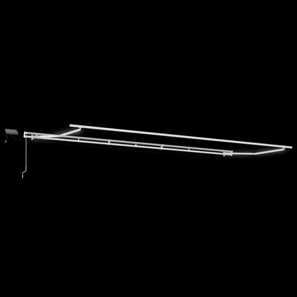 vidaXL Markise med Hvit 6 × 3,5 m Metall