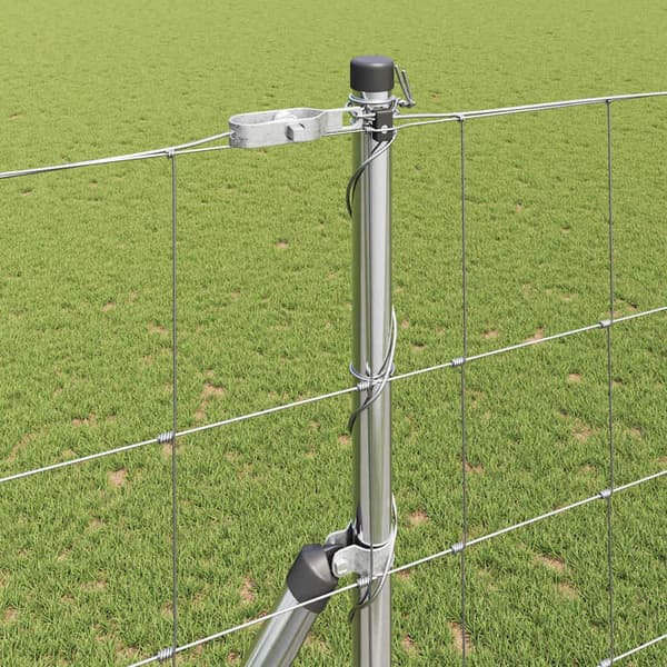 vidaXL Stängselstolpe Galvaniserad 25 x 1,5 m Stål
