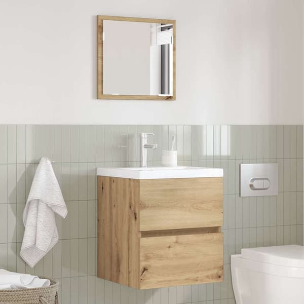 vidaXL Baderomsskap Artisan Eik 41 x 38,5 x 45 cm Konstruert tre