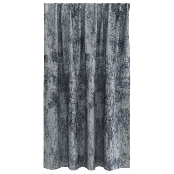 vidaXL Sammetsgardiner 2 pcs Silvergrå 140 x 140 cm Sammet