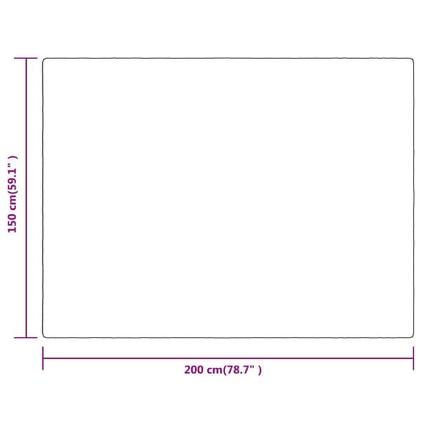 vidaXL Filt ørkenmist 150x200 cm polyester
