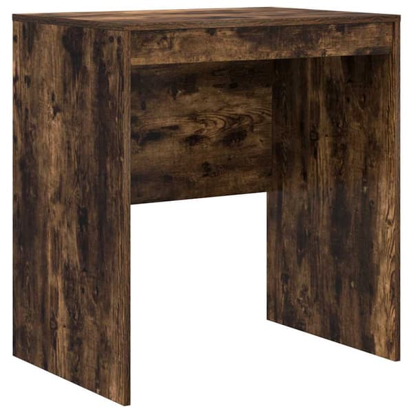 vidaXL Skrivebord Røkt eik 70 x 50 x 76 cm