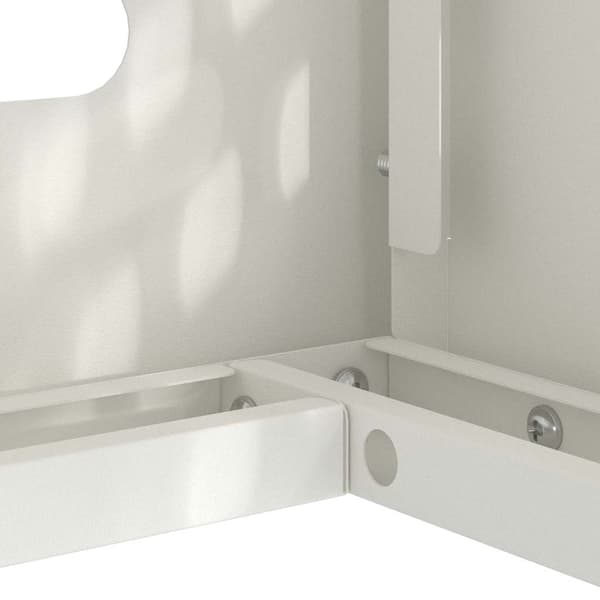vidaXL Luftkonditioneringsskydd Vit 90 x 40 x 60 cm Stål