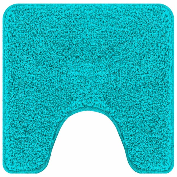 vidaXL Badmatta 3 pcs Turkos 50 x 50 cm Polypropylen