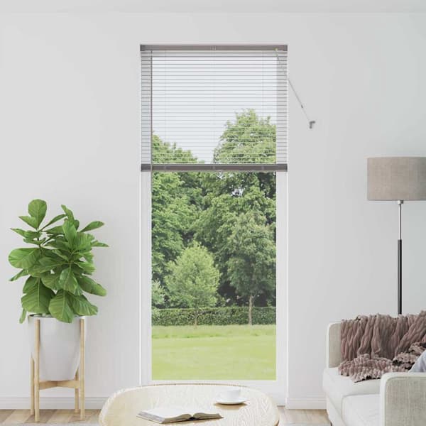 vidaXL Persienner Silver 220 x 85 cm Aluminium