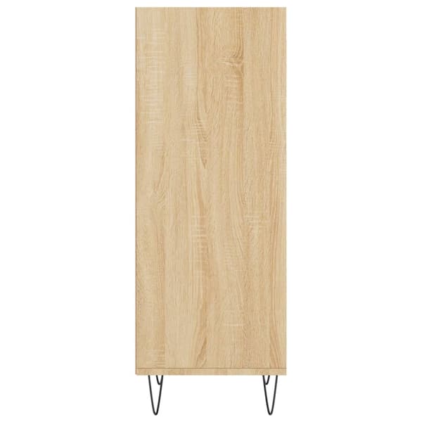 vidaXL Skjenk sonoma eik 34,5x32,5x90 cm konstruert tre