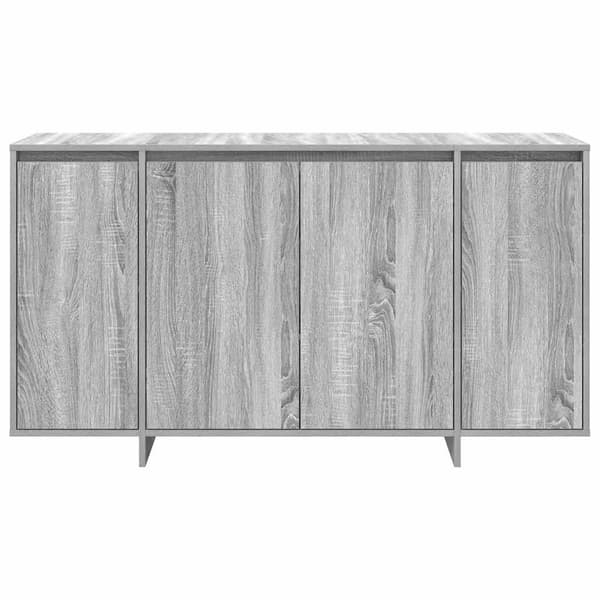 vidaXL Sideboard Grå Sonoma 135 x 41 x 75 cm Konstruerat trä
