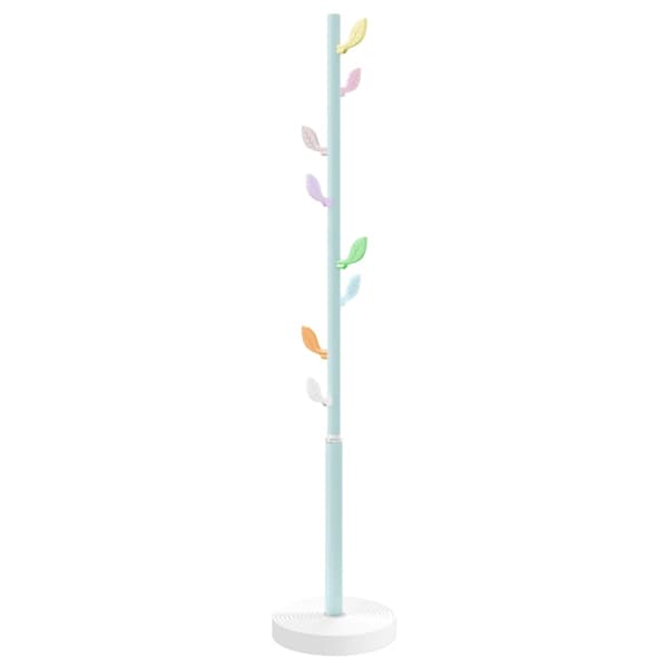 vidaXL Klädhängare blå 172 cm pulverlackerat järn