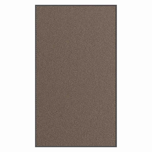 vidaXL Dørmatte Brun 115x200 cm