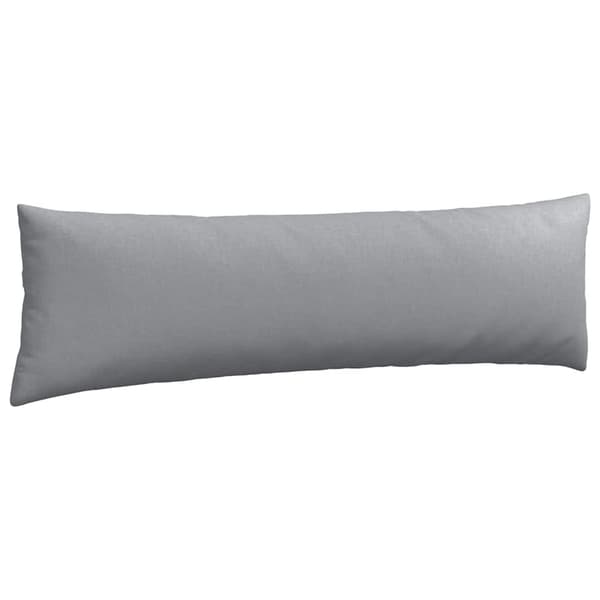 vidaXL Soffkuddar 2 st Ljusgrå 145 x 40 cm tyg