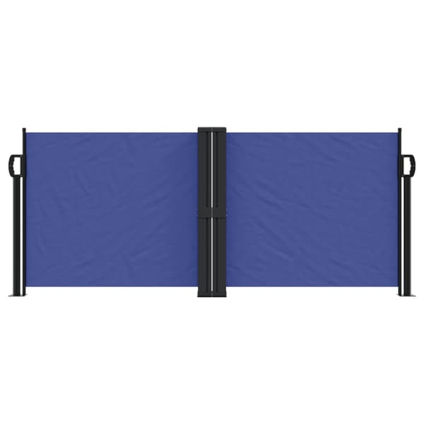 vidaXL Uttrekkbar sidemarkise 100x600 cm blå