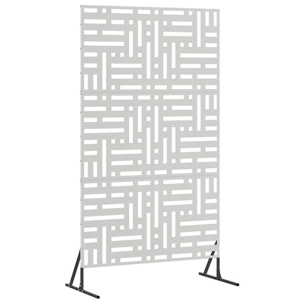 vidaXL Insynsskydd Grå 100 x 50 x 180 cm Stål
