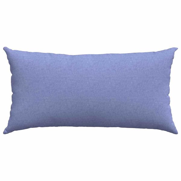 vidaXL Soffkuddar 2 st Blå 80 x 40 cm tyg