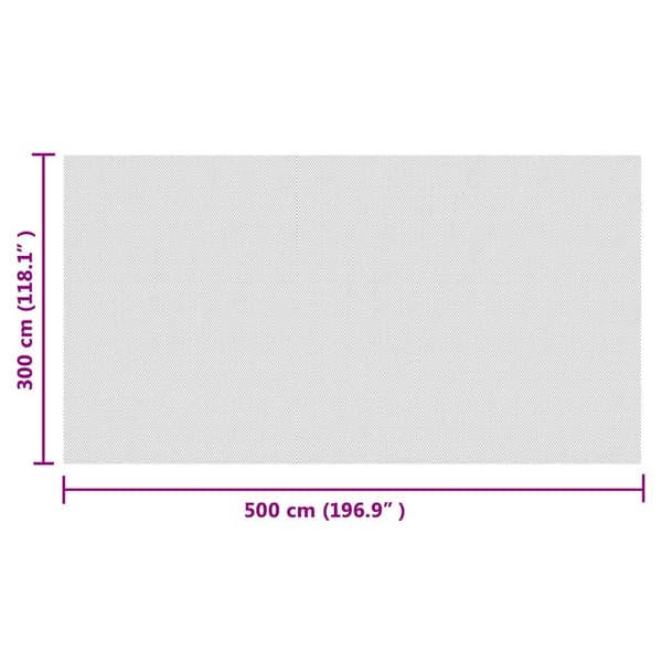 vidaXL Insektsnät Vit 3 x 5 m Polyeten