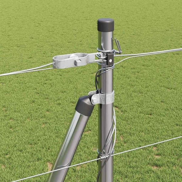 vidaXL Stängselstolpe Galvaniserad 25 x 1,5 m Stål