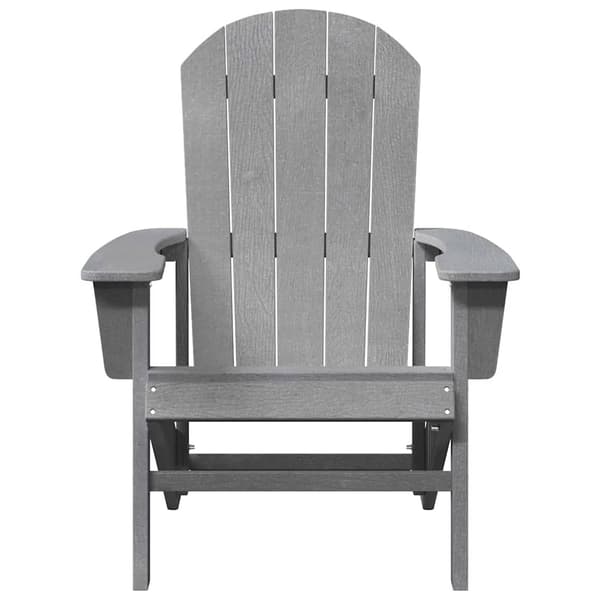vidaXL Hage Stol 2 pcs Lysegrå 82 x 74 x 92 cm Polyethylen